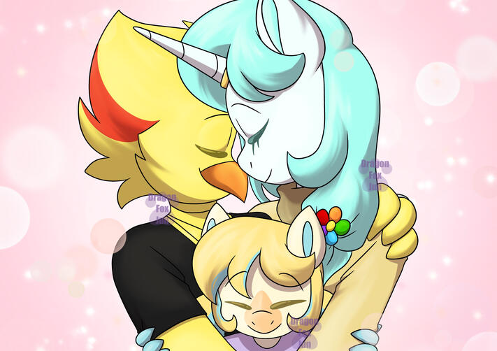 Half Body (3 characters) example