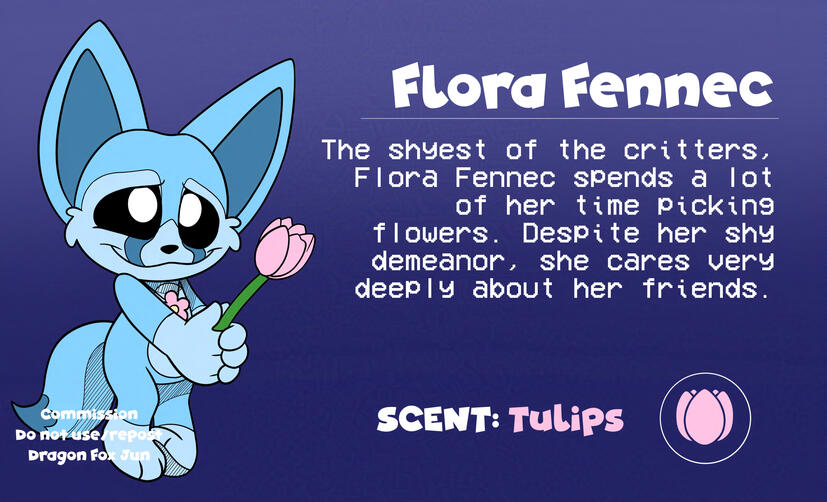 Smiling Critter Info Card